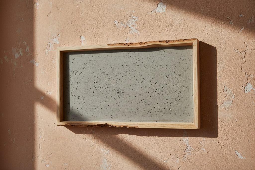Hand-Poured Concrete Catchall Tray